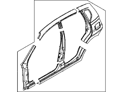 GM 96533381 Panel,Body Side Outer