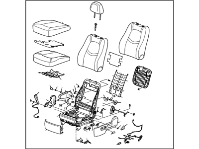 GM 25904664 Seat Assembly, Driver *Gray L