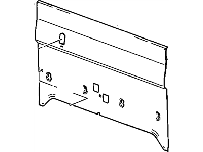 GM 15775955 Panel Assembly, Rear End Trim Finish *Pewter