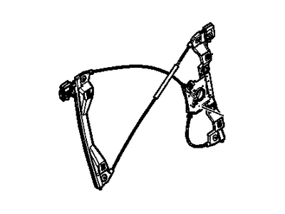 2005 Chevrolet Cobalt Window Regulator - 19369867