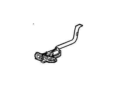 GM 88938594 Riser,Rear Seat *Pewter