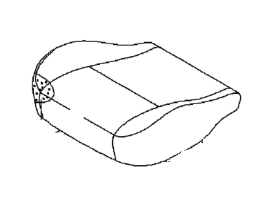 GM 96870187 Cover,Front Seat Bottom