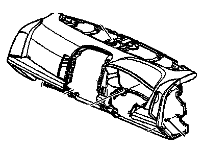 GM 22798302 Pad Assembly, Instrument Panel Trim *Titanium