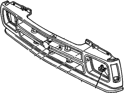 GM 88961509 Grille Asm,Radiator