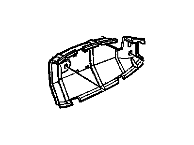 GM 92142161 Bracket,Front Side Door Outside Handle