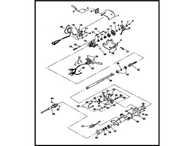 GM 26110539 Column Asm,Steering (Service)