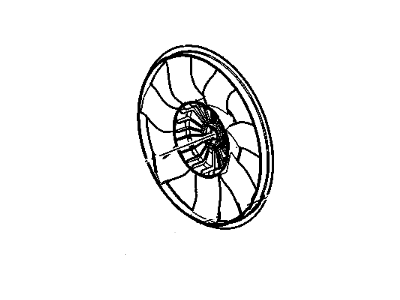 Saturn A/C Condenser Fan - 20757669