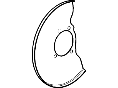 GM 94775724 Shield, Front Brake