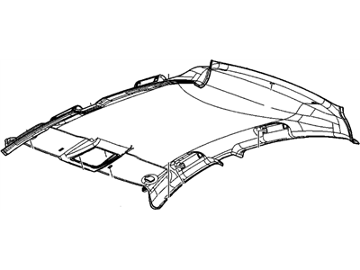 GM 42475860 Panel Assembly, Headlining Trim *Titanium