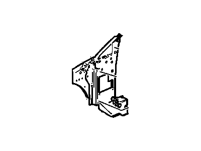 GM 19153100 Panel Kit,Body Hinge Pillar Inner (LH)