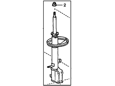 GM 94859874 Rear Suspension Strut