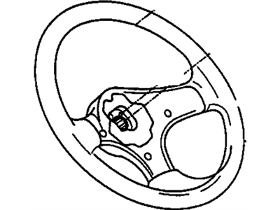 1993 Oldsmobile Achieva Steering Wheel - 16750260