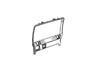 Chevrolet Astro Door Moldings - 15984029