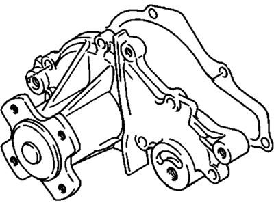 GM 91176915 Engine Coolant Pump