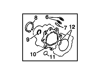 GM 94858658 Gasket Kit,P/S Pump