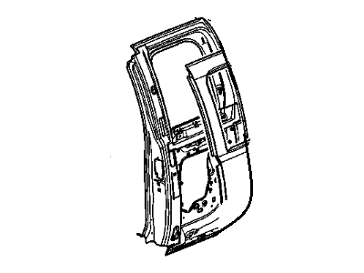 GM 25973037 Door Assembly, Rear Side