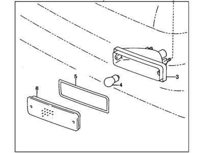 GM 94848560 Lamp,Front Turn Signal(LH)