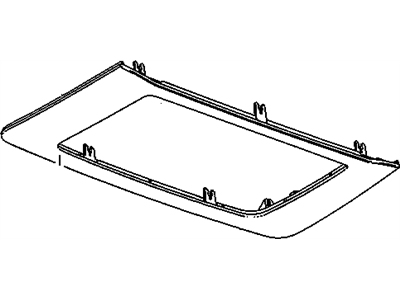 GM 13279887 Bezel,Roof Console Reading Lamp