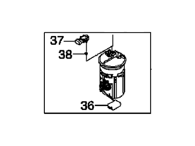 GM 96447645 Fuel Pump Cycle Control Module Assembly
