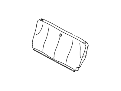 GM 12456074 COVER, Rear Seat Back
