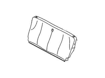 GM 22643291 COVER, Rear Seat Back