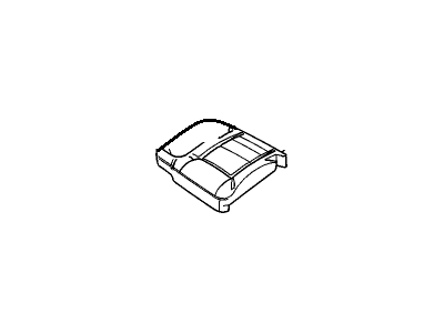 2000 Chevrolet Impala Seat Cushion Pad - 12454430