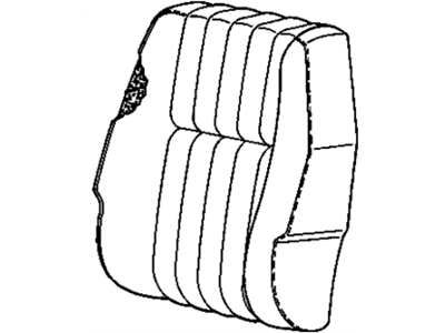 1996 Oldsmobile Silhouette Seat Cushion Pad - 12513591