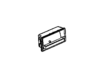 GM 15684799 Housing Assembly, Rear License