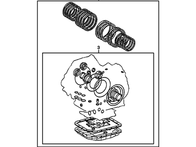 Pontiac Automatic Transmission Overhaul Kit - 88972176