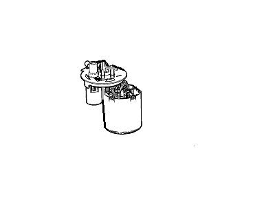 GM 13578372 Fuel Tank Fuel Pump Module Kit (W/O Fuel Level Sensor)