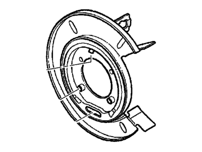 GM 92147895 Shield,Rear Brake