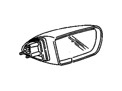 1995 Chevrolet Corsica Side View Mirrors - 22645394