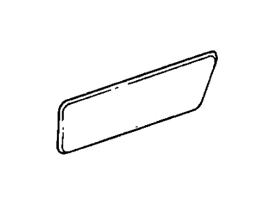 GM 16634567 INSERT, Rear Side Door Trim