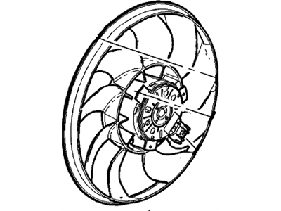 GM 22747157 Fan Assembly, Engine Cooler