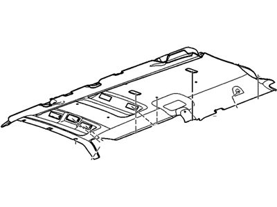 GM 15248183 Module Assembly, Rear Hdlnr Trim *Shale