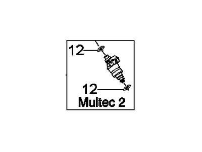 2006 Chevrolet Aveo Fuel Injector - 96487553