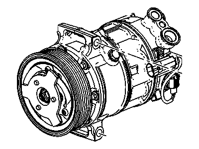 GM 22947667 Air Conditioner Compressor Kit