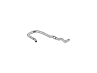 GM 96808120 Radiator Surge Tank Radiator Hose