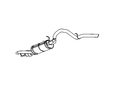 2002 Chevrolet Silverado Exhaust Pipe - 15798961