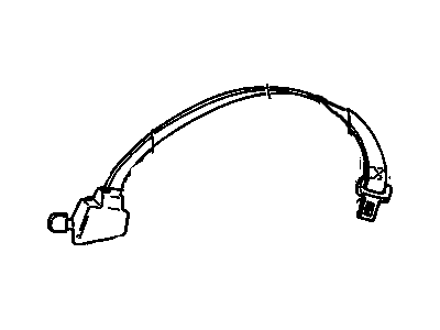 GM 90341621 Retractor & Belt Assembly, P.R.S. Pelvis, Left.