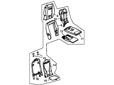 GM 12534039 Seat Asm,Child Restraint (Integral) *Me*Neutral