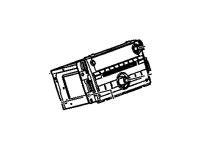 GM 25992376 Radio Assembly, Amplitude Modulation/Frequency Modulation Stereo & Clock & Audio Disc