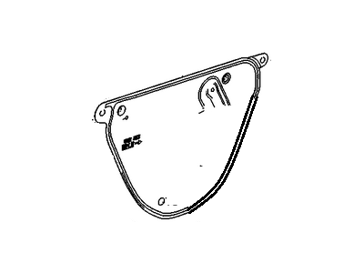 GM 9061239 Deflector Assembly, Rear Side Door Water