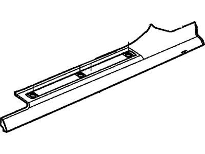 GM 92268541 Plate,Rear Side Door Sill Trim