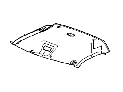 GM 15269187 Module Assembly, Front Hdlnr Trim *Shale