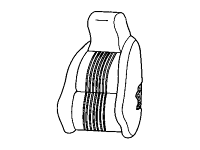 1991 Chevrolet Cavalier Seat Cushion Pad - 16736987