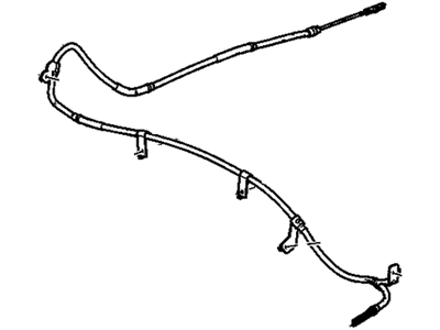 2011 Chevrolet Equinox Parking Brake Cable - 23452982