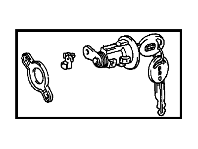 Chevrolet Prizm Door Lock Cylinder - 94858793