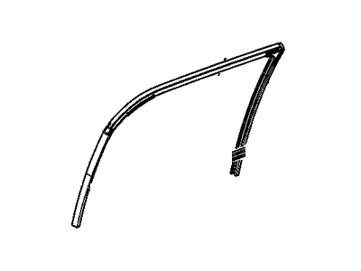 GM 22802937 Weatherstrip Assembly, Rear Side Door Window Outer