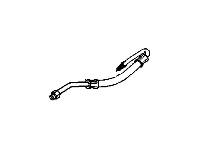 Chevrolet Corsica Power Steering Hose - 88997997